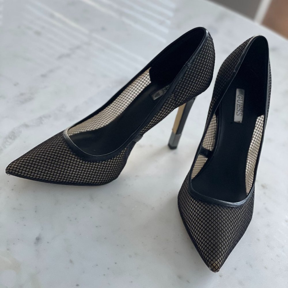 STILETTOS GUESS Babbitt FLBAB1 FAB08 BLACK